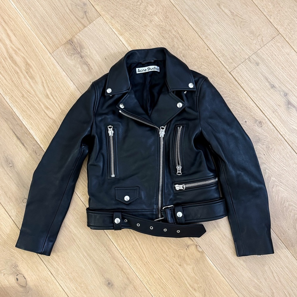 Acne Studios Leather Biker Jacket